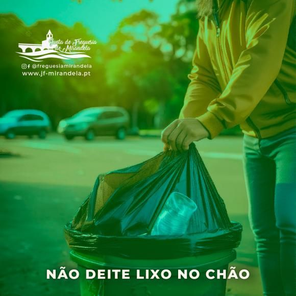 Junta de Freguesia lança campanha "lixo no chão não"