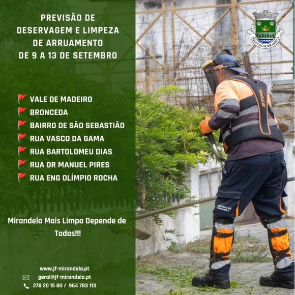 Planeamento Semanal da Limpeza Urbana 