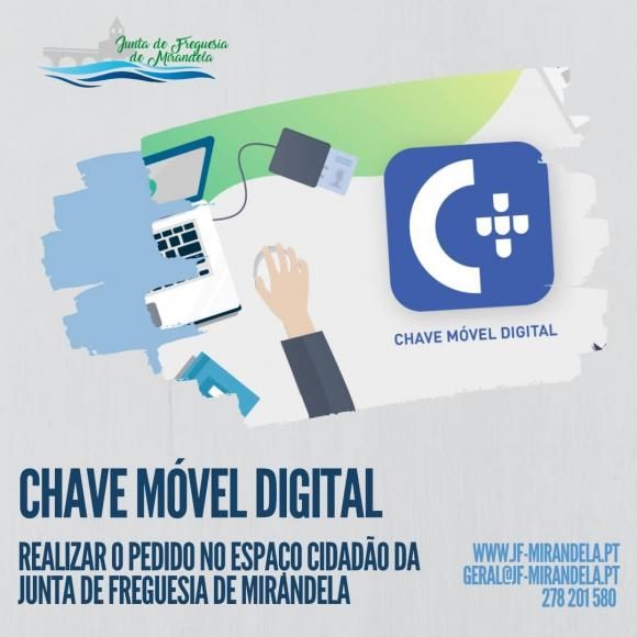 Pedir a chave móvel digital na Junta