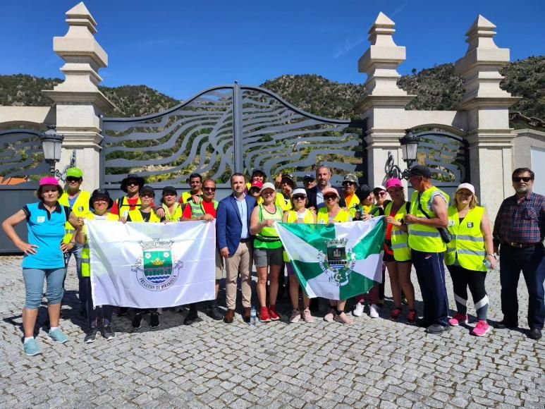 Grupo de Mirandela a pé para Fátima