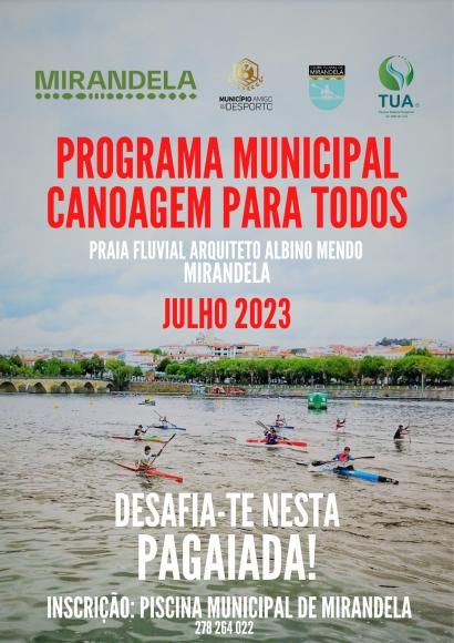 Desporto | Programa "Canoagem para Todos" com inscrições abertas 