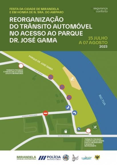 Festas da Cidade de Mirandela levam a reorganização do trânsito 