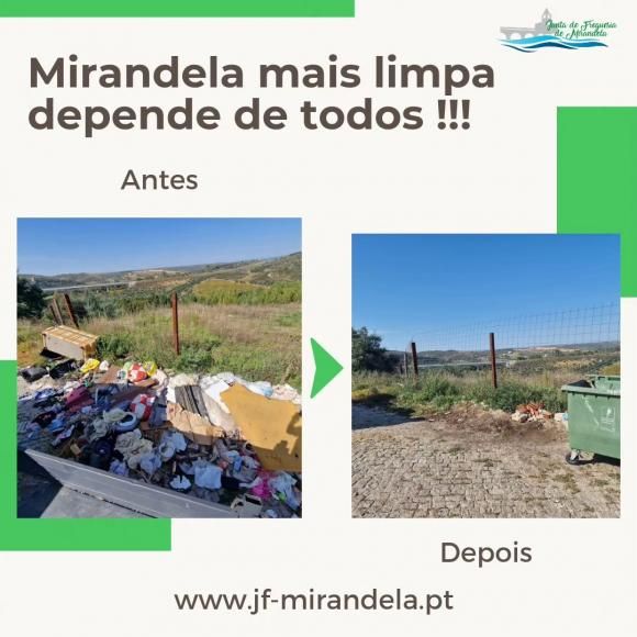 Mirandela mais limpeza depende de todos!!!