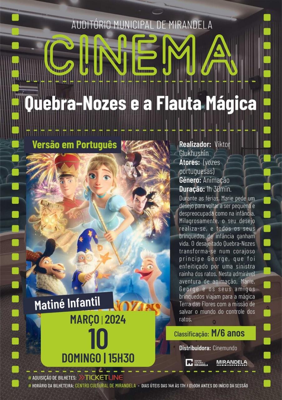 Cinema- Quebra Nozes e a Flauta Mágica