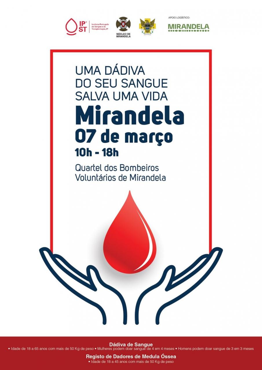 Dádiva de Sangue - 7 de Março de 2024