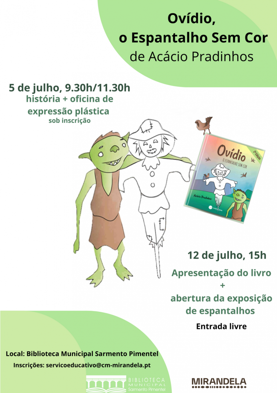 Apresentação do livro 'Ovídio - O Espantalho sem Cor'