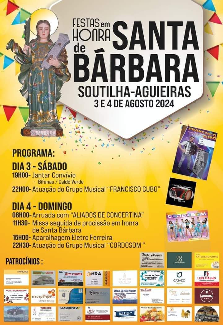 Festas em Honra de Santa Bárbara - Soutilha-Aguieiras