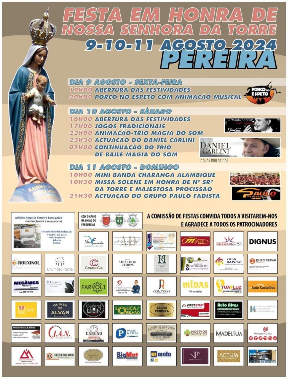 Festa em Honra da Nossa Senhora da Torre - Pereira