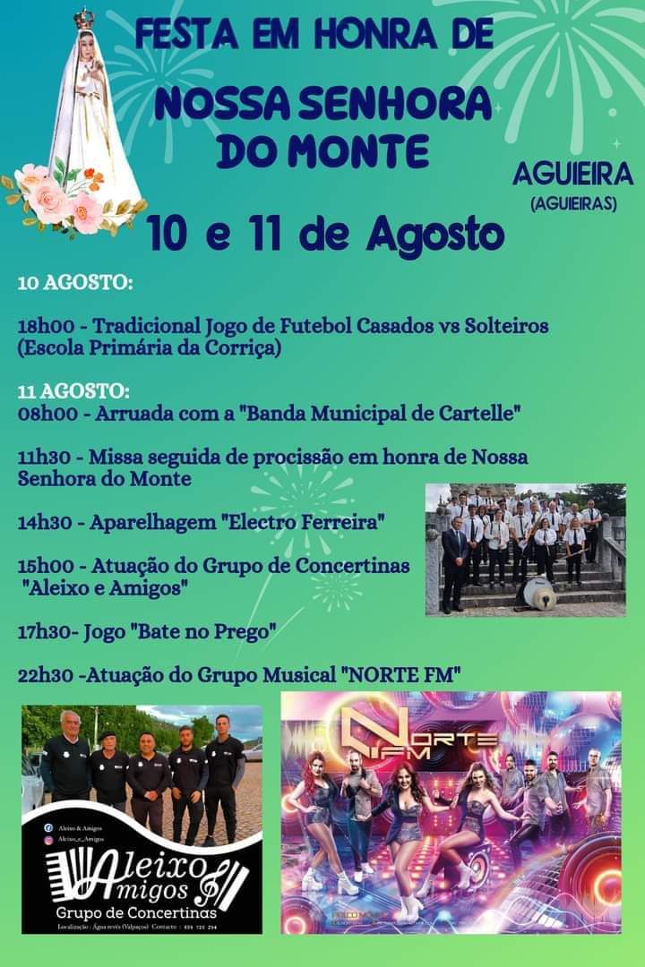 Festa em Honra de Nossa Senhora do Monte - Aguieira