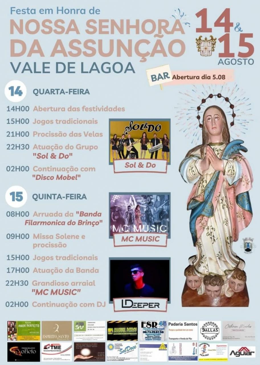 Festa em Honra de Nossa Senhora da Assunção - Vale de Lagoa