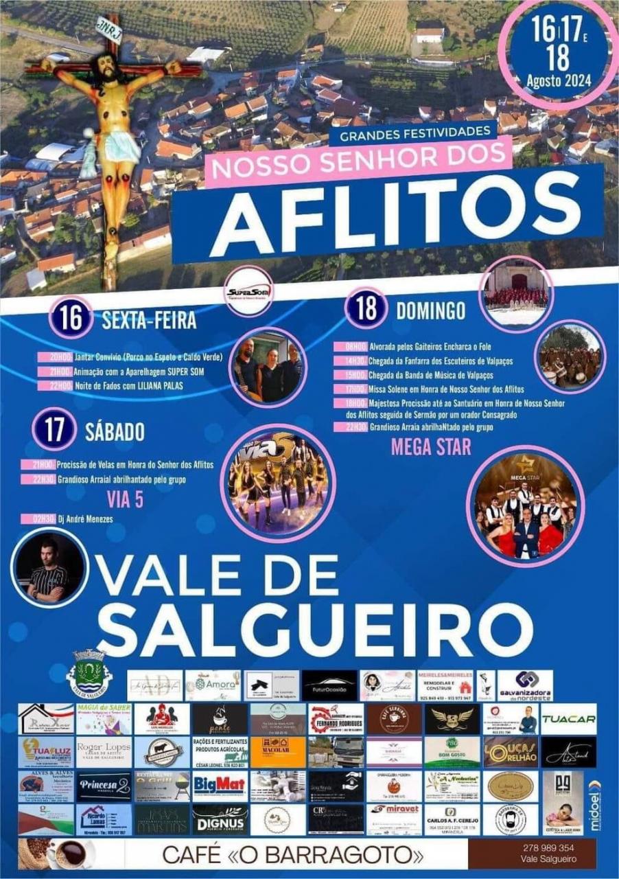 Grandes festividades Nosso Senhor dos Aflitos - Vale de Salgueiro