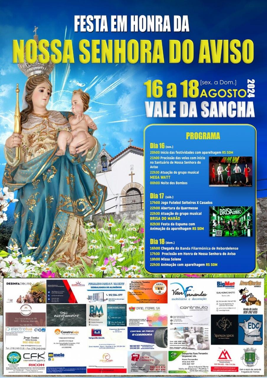 Festa em Honra da Nossa Senhora do Aviso - Vale da Sancha