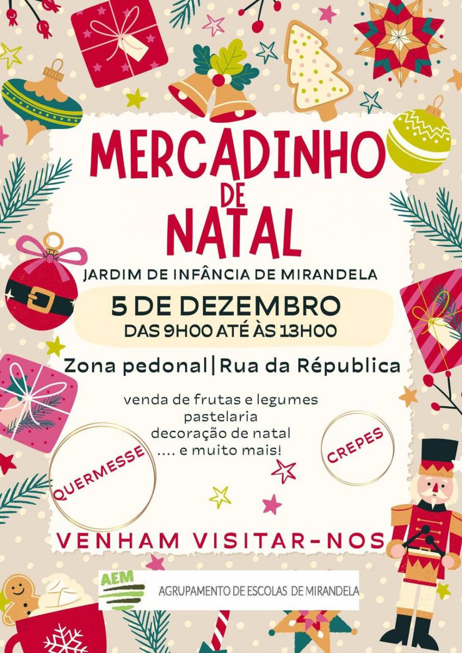 Mercadinho de Natal do Jardim de Infância de Mirandela