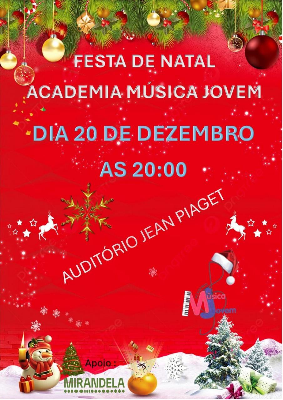 Festa de Natal - Academia Música Jovem - Celebre o espírito natalício