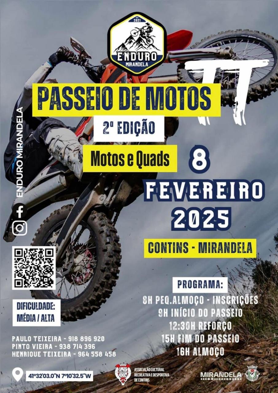 2.ª Edição do Enduro Mirandela TT 2025 - Passeio de Motas